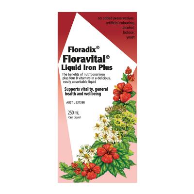 Floradix (by Salus) Floravital (Liquid Iron Plus) Oral Liquid 250ml